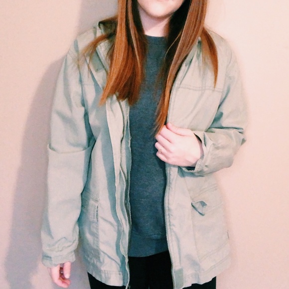 Vintage Sage Green Blassport Utility Jacket - Picture 1 of 8